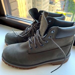 grey timberland boots